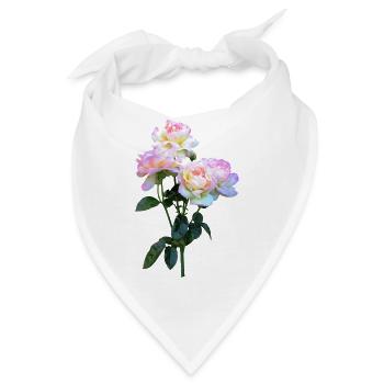 flowers blumen garten garden spring8 - Bandana - Weiß - Vorne