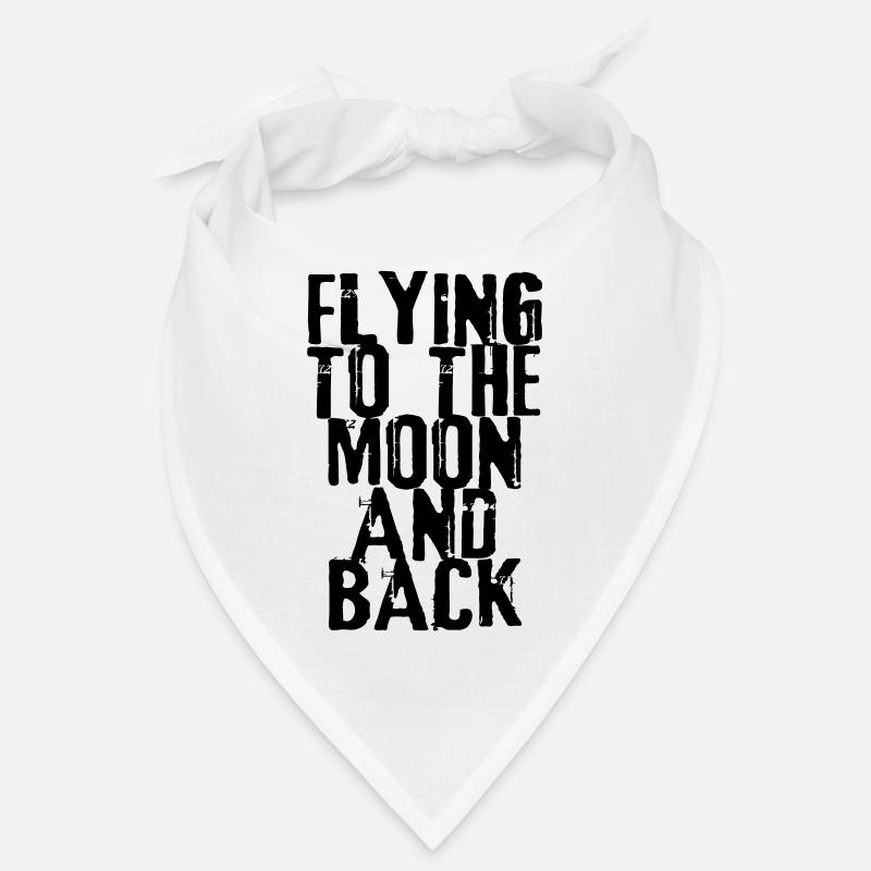 flying to the moon exit-shirt Bandana