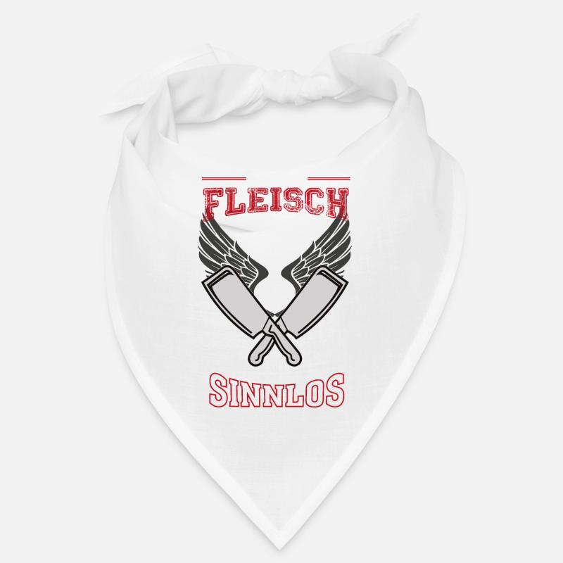 Fleisch Metzger Leben sinnlos - Geschenk Bandana