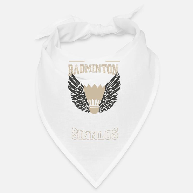 Badminton Leben sinnlos - Geschenk Bandana