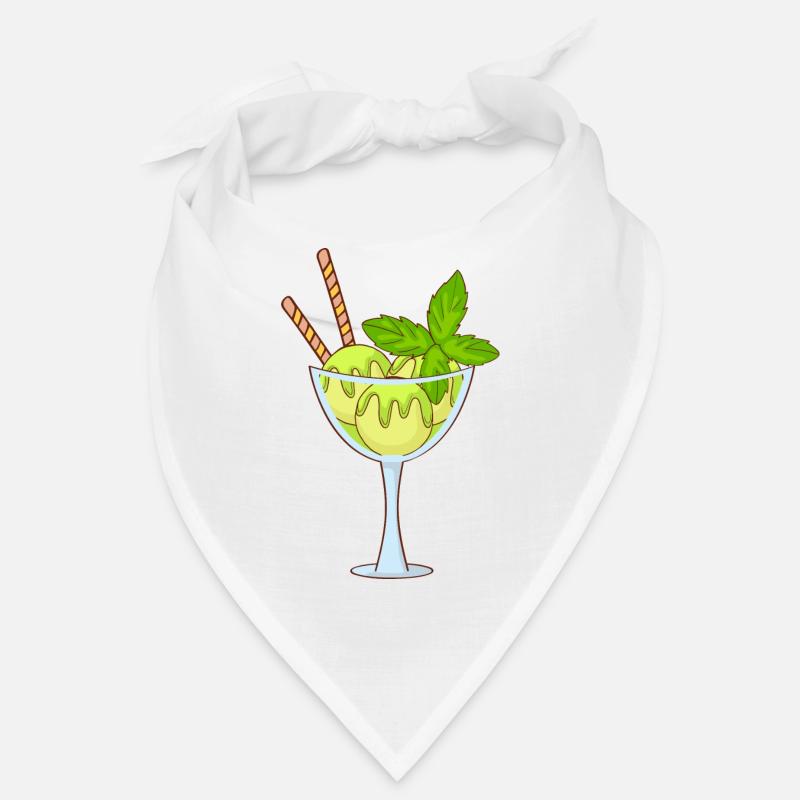 Eis Speiseeis Eiskrem Eiscreme Kugeleis Eisbecher Bandana