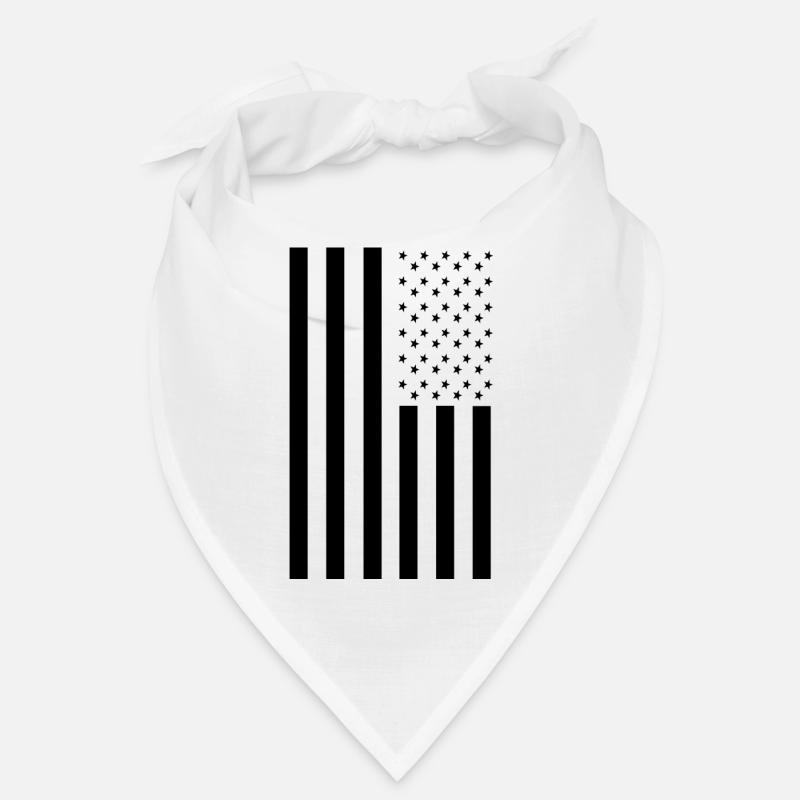 Noirci drapeau américain inspiré Bandana