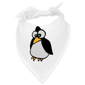 Pinguin - Bandana - Weiß - Vorne