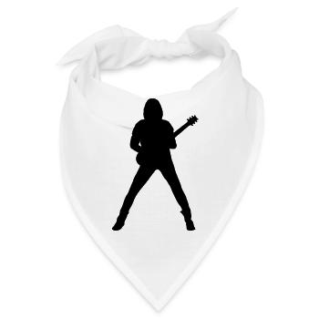 Gitarrist - Bandana - Weiß - Vorne
