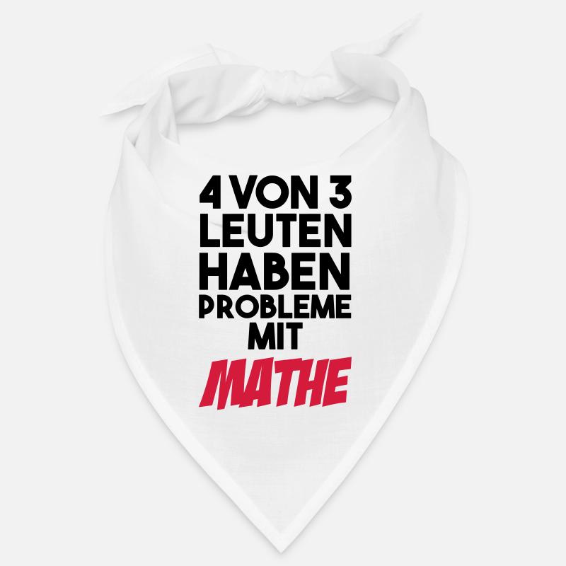 4 out of 3 people gave problems with math Bandana