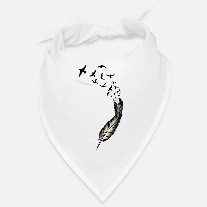 feder mit vögel Bandana