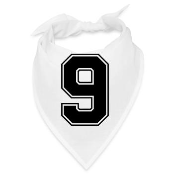 9 - Bandana - Weiß - Vorne