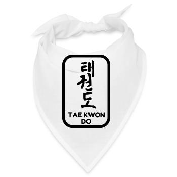 Taekwondo Taekwondoin Tae-Kwon-Do Tae Kwon Do - Bandana - Weiß - Vorne