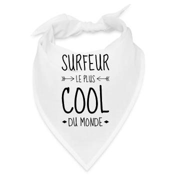 Surfen / Surfer / Surf / Surfing / Strand - Bandana - Weiß - Vorne