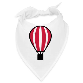 Ballon - Bandana - Weiß - Vorne