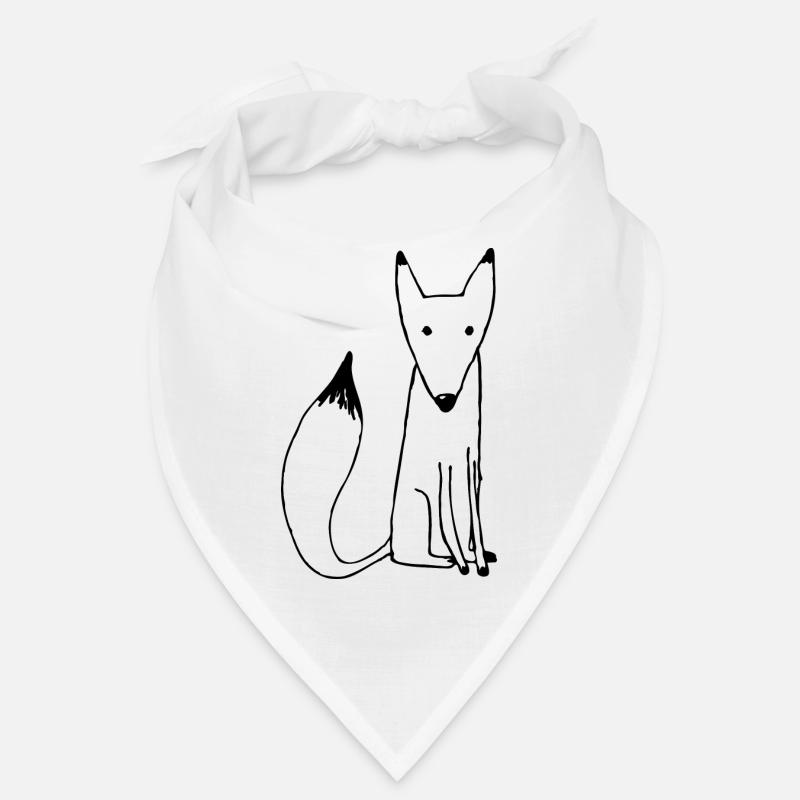 Weißfuchs Isatis - Bandana - Weiß