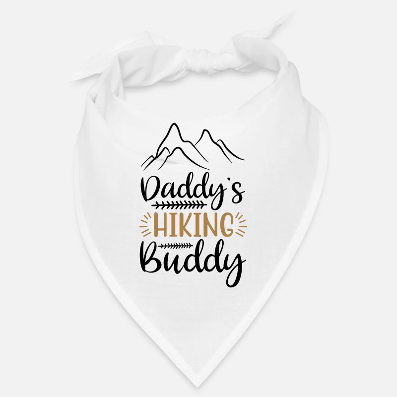 DADDY'S HIKING BUDDY - Bandana - white