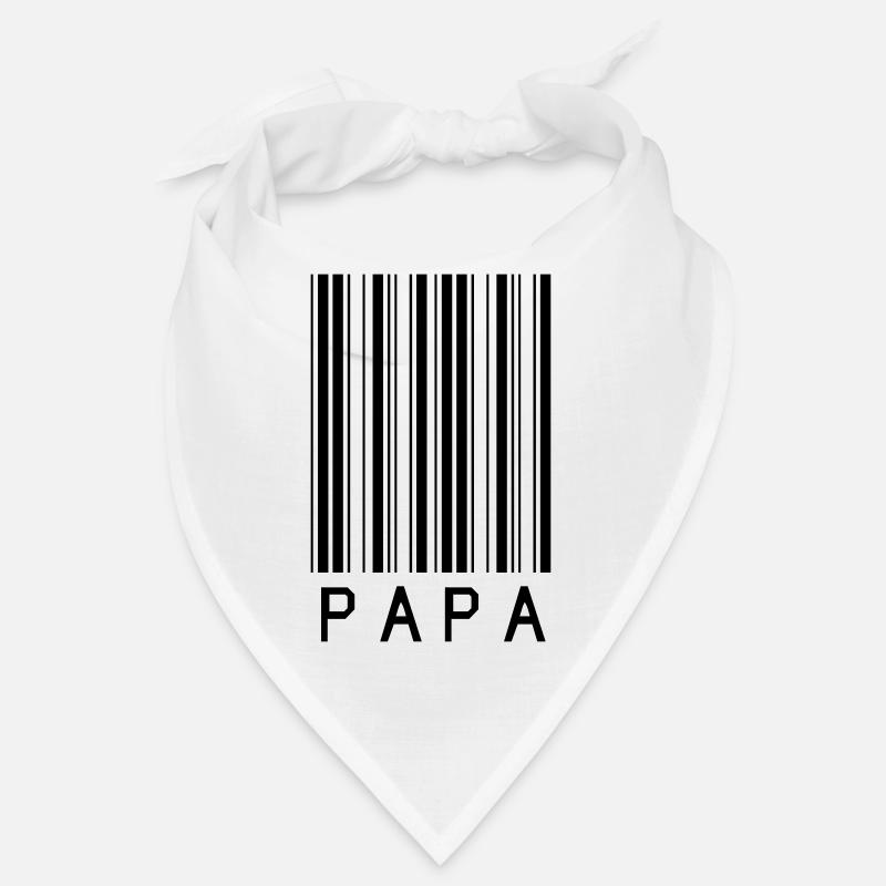 Tu vas / tu es papa dans la conception de code-barres Bandana