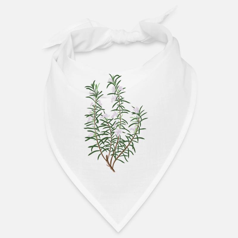 Romarin fleuri Bandana