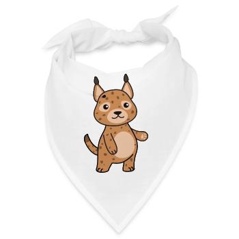 Luchs - Bandana - Weiß - Vorne