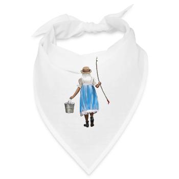 Anglerin - Bandana - Weiß - Vorne