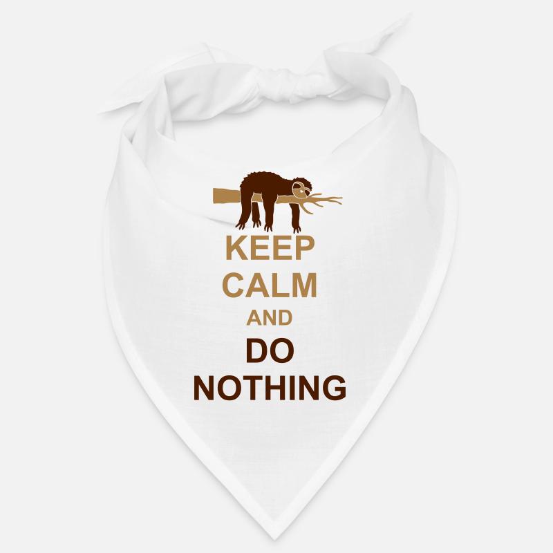 Sloth Keep Calm Bandana