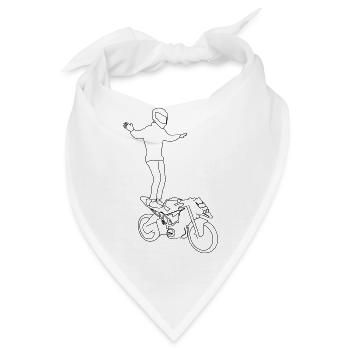 Lebensdauer - Bandana - Weiß - Vorne