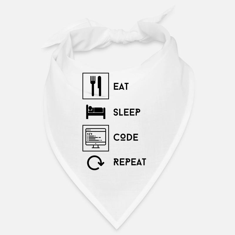 EAT SLEEP CODE REAPEAT Bandana