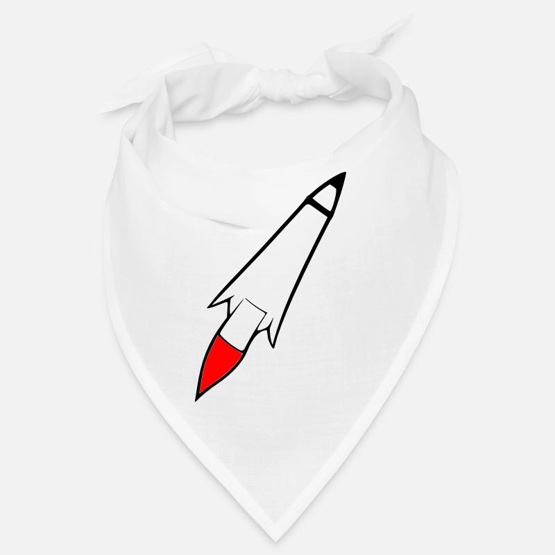 Vecteur de vol spatial spatial de fusée spatiale Bandana