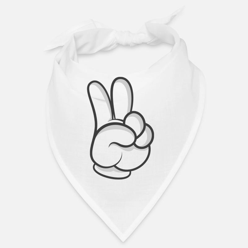 peace zeichen Bandana