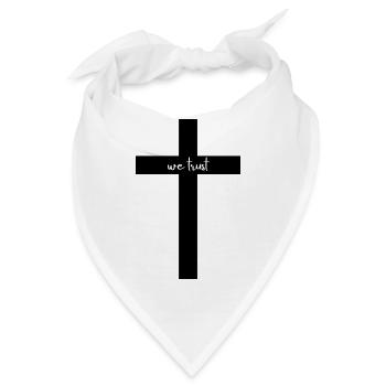 we trust - Bandana - Weiß - Vorne