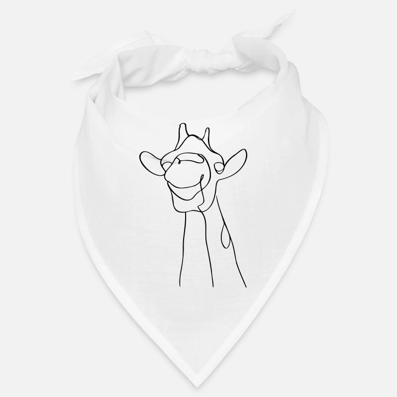 Minimalistisches Giraffendesign Bandana