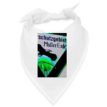 Rettet die Erde - Bandana - Weiß - Vorne