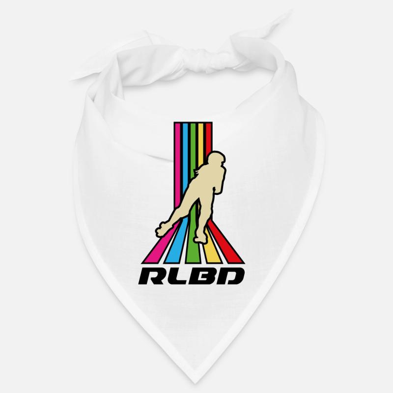Rollerblade rainbow stripes - Bandana - Weiß