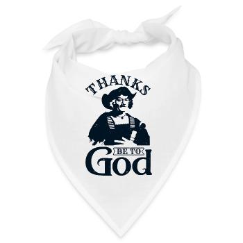 DANK SEI GOTT - Bandana - Weiß - Vorne