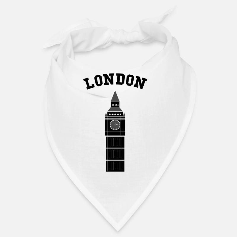 London Big Ben - Bandana - Weiß