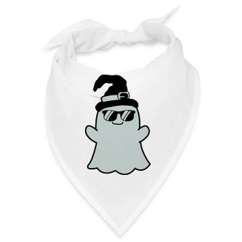 ghost cool - Bandana - Weiß - Vorne