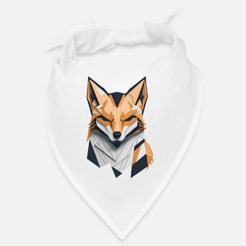 Modern Shaped Fox Head Bandana