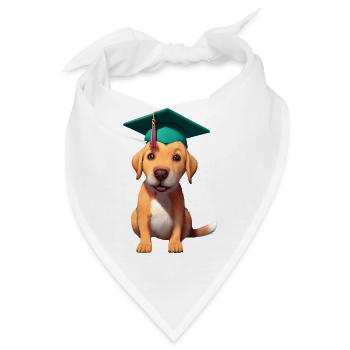 Bachelor Studium Labrador Hunde Schulabschluss - Bandana - Weiß - Vorne