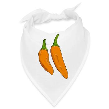Bulgarian Carrot Chili - Bandana - Weiß - Vorne