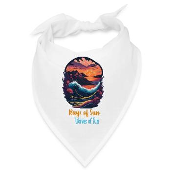 Sommerferien - Bandana - Weiß - Vorne