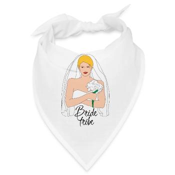bride tribe blond 2 - Bandana - Weiß - Vorne