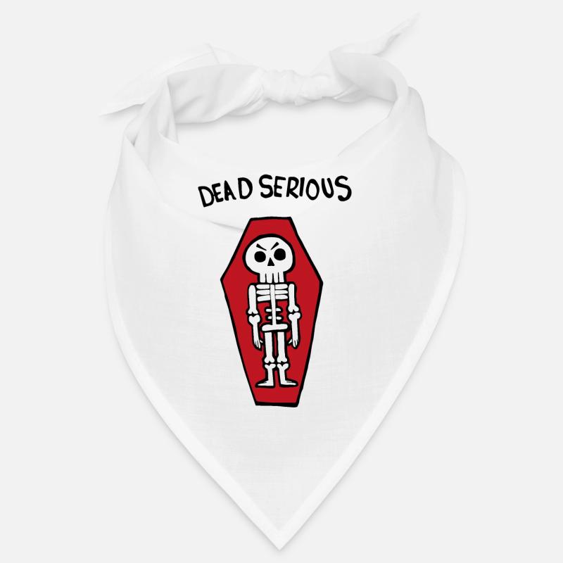 Dead Serious Skeleton In A Coffin Bandana
