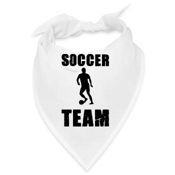 soccer player team - Bandana - Weiß - Vorne