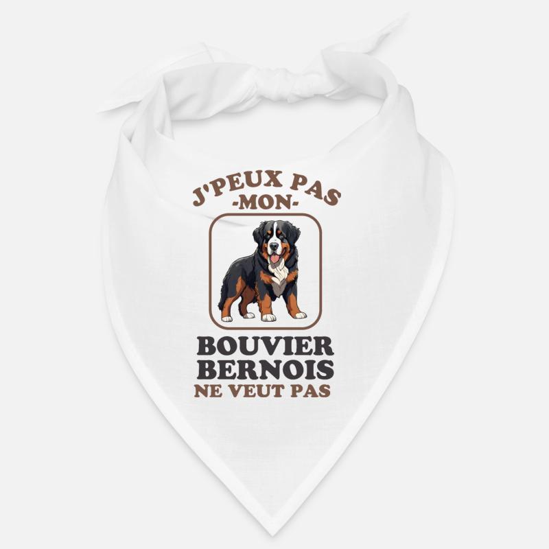 Chien de race bouvier bernois chien mignon Bandana