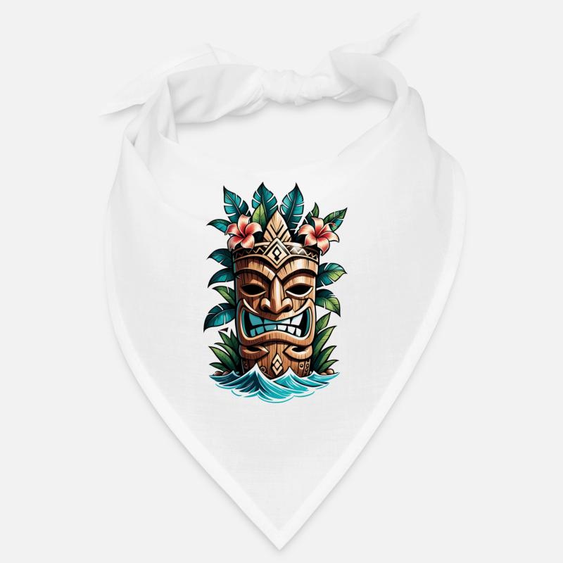 tiki beach - statue polynèsie Bandana