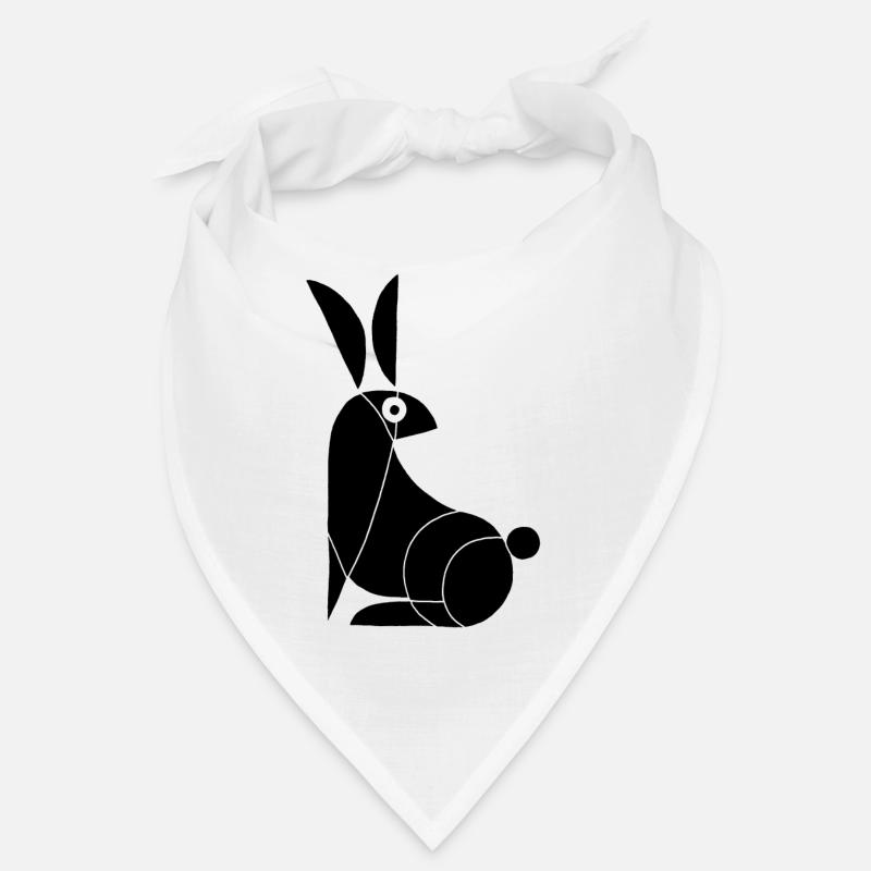 Drôle de lapin noir Bandana