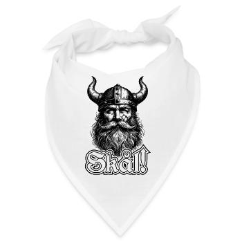 Wikinger-Gott | Wikinger-Krieger - Bandana - Weiß - Vorne