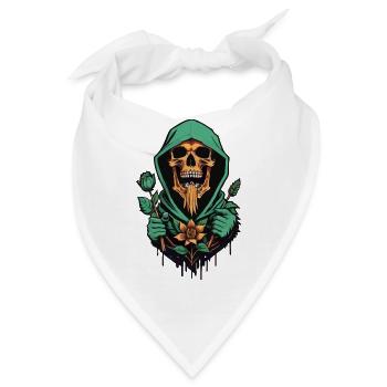 Tod in der Nachbarschaft - Bandana - Weiß - Vorne