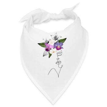 Lady Orchidee - Bandana - Weiß - Vorne