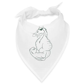 strong dragon - Bandana - Weiß - Vorne