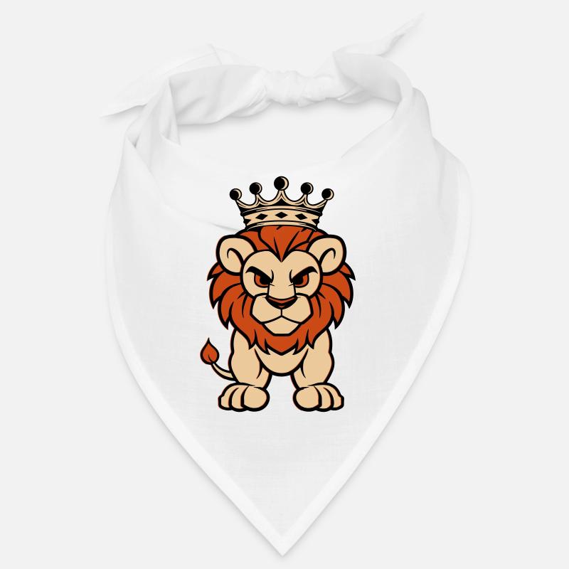 löwe comic krone Bandana