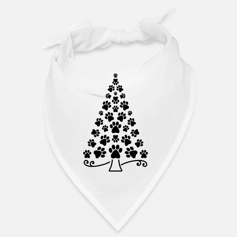 Weihnachtsbaum Pfote Bandana