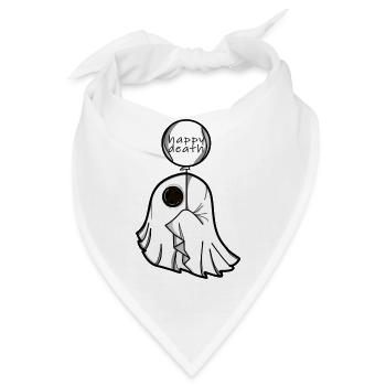 Happy Halloween Ballon Sprite - Bandana - Weiß - Vorne