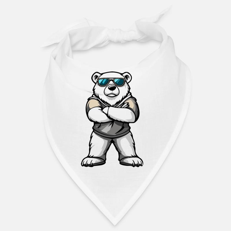 Eisbär Comic Bandana